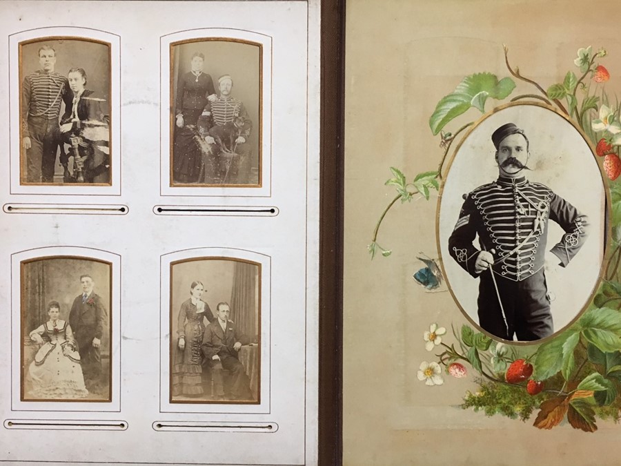 Victorian carte-de-visite/cabinet card album featuring numerous photographic portraits - 62 - Image 6 of 12