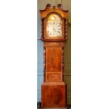 An early 19th Century eight day mahogany and oak longcase clock, by Smith and Sons, Walton-on-Trent,