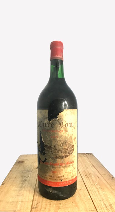 A rare magnum bottle of 1982 Chateau Cure Bon La Madeleine,  Saint-Emilion, Grand Cru Classe (