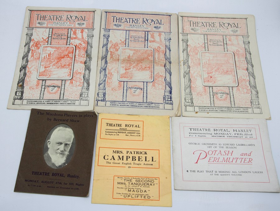 Staffordshire/Stoke-on-Trent interest. A large quantity of theatre programmes, early-20th century, - Image 2 of 2