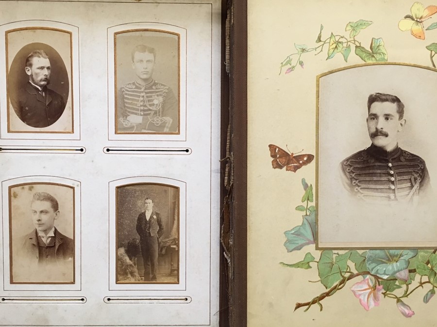 Victorian carte-de-visite/cabinet card album featuring numerous photographic portraits - 62 - Image 10 of 12