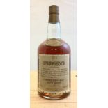 A bottle of old presentation Springbank 21 Year Old single malt whisky. Region: Campbeltown