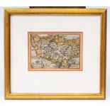 Collection of antique maps of Kent, 17th to 19th century, including Van den Keere, Jenner, Rocque,