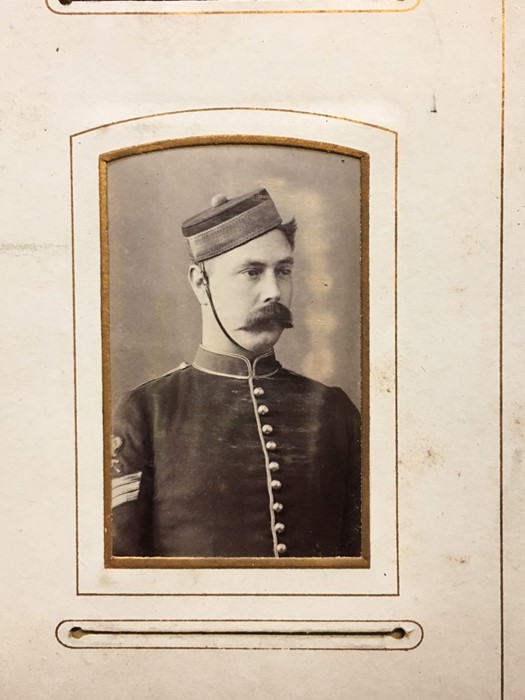 Victorian carte-de-visite/cabinet card album featuring numerous photographic portraits - 62 - Image 8 of 12