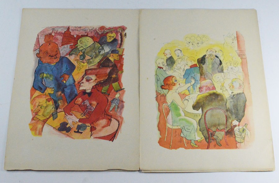 Grosz, George. Ecce Homo, [Berlin: Der Malik-verlag, c.1923], ten colour prints [of 16], offset - Image 3 of 3