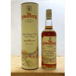 An old bottling of 10 year old Edradour Single Malt Whisky. Region: Highlands Distillery: Edradour