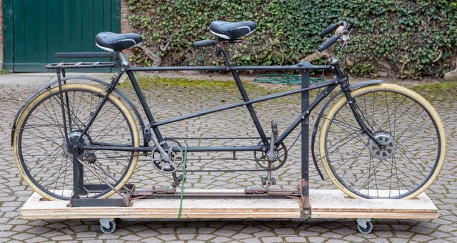 Tandem Bicycle ridden by the Spies.