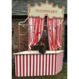 Coconut Shy from the fairground scene, with bucket of balls!! full size prop, could be used at shows