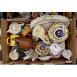 Collection of early to mid 20th Century mixed ceramics including Moira Pottery, Royal Crown Derby,