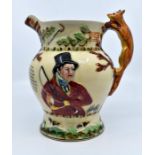 A Crown Devon John Peel Musical Jug Vintage circa 1920's