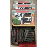 Three battery operated train sets, unused, along with Railway Museum collection of locomotive models