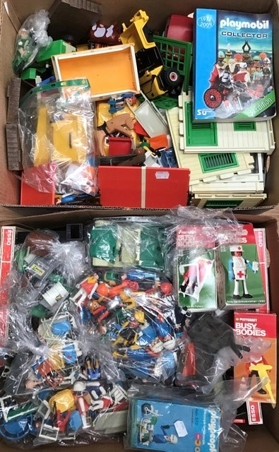 Playmobil; quantity in two boxes