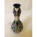 A Moorcroft Art nouveau style vase with back stamp to underside, boxed. MCC 2005 piece. Height
