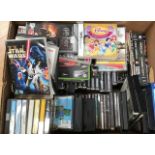 Video games; large quantity including Sega, Nintendo, XBOX etc (1 box)