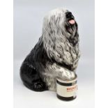 An Old English Sheepdog from the advertising for Dulux Gloss Finish by Beswick. Height approx