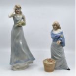 Four circa 1980's Royal Doulton Reflections figurines CR; no chips or cracks