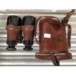 1940's cased binoculars