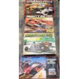 Scalextric  sets, Grand Prix, Mighty Metro, Scalextric 200, along with Accessory set. (4)