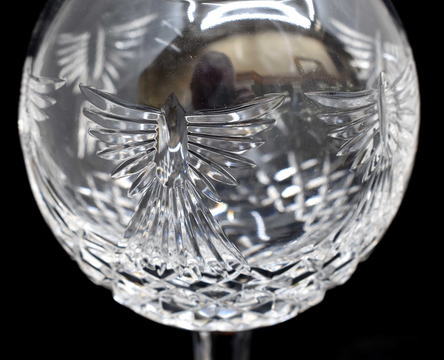 A pair of Waterford Crystal wine glasses, along with a cut glass fruit bowl - Image 2 of 3