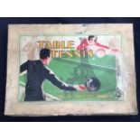 A circa 1930's table tennis game in original box