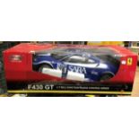 Ferrari F430 GT radio control car 1:7 scale, boxed (some damage to box) unchecked