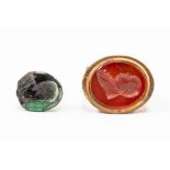 A Grand Tour circa 1830/40, hard (Carneleon) stone seal intaglio cameo