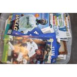A collection of assorted football memorabilia; to include: 'TEAM', 1960's; Spurs Monthly, 1990's;