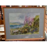 A large collection of mainly framed and glazed oil and watercolour landscapes and still life