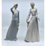 Three Royal Doulton Reflections figurines . Demure, Panorama and Autumn Glory. CR; no chips or