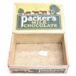 Advertising interest: a pre war Packers Milk Chocolate "Tom Thumb" drops box.