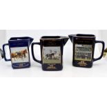 Horse racing interest; a collection of limited edition Seton Pottery commemorative Martell Grand