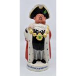 Beswick Worthington Indian Pale Ale, Behind Every Great Man Lord Major water jug. Height approx