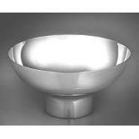 Georg Jensen, a late 20th century Danish sterling silver bowl, designed by Henning Hopper for Georg