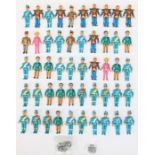 Thunderbirds: A collection of assorted loose Thunderbirds figures, quantity approximately 50, Made
