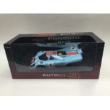 Auto Art: A boxed, Auto Art Racing Division, Porsche 917K, Racing No. 1, Gulf Livery, 1:18 scale