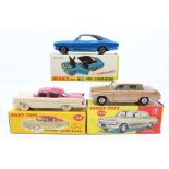 Dinky: A collection of three boxed Dinky Toys, to comprise: Opel Commodore, 179, blue body;