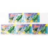 Thunderbirds: A collection of five Thunderbirds 2 & 4,  bubble carded, all unopened, Made by