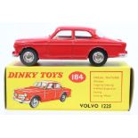 Dinky: A boxed, Dinky Toys, 184, Volvo 122S, red body, in yellow illustrated box, box appears