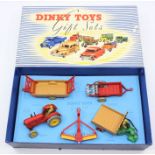 Dinky: A boxed Dinky Toys Gift Set, No. 1, Farm Gear, comprising: 27a Massey-Harris Tractor; 27b