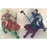 Masters of the Universe: A pair of unboxed Masters of the Universe figures: Battlecat, Panther,