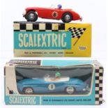 Scalextric: A boxed Austin Healey 3000, C/74, together with a boxed Mercedes 190SL, C/75, both