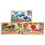 Power Rangers: A collection of three Power Rangers, Japanese issue, boxed vehicles, Made by Bandai.