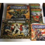 Games: A collection of assorted games to include: Space Crusade, complete, Gorkamorka, still sealed,