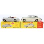 Dinky: A boxed, Dinky Toys, 194, Bentley Coupe, grey body, box appears good; together with a