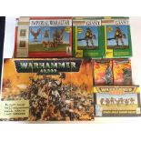 Games Workshop Mordheim still sealed, Blood Bowl, Warhammer 40k game near complete, Warhammer