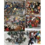 Plastic Soldiers, large quantity including Knights, Lone Ranger, Davy Crockett, Indians, Mexicans,