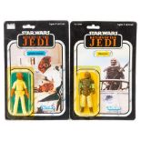 Star Wars: A carded Star Wars: Return of the Jedi, Admiral Ackbar, Kenner, 1983, 77 card back,