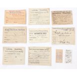 Railwayana: A collection of Pre-Grouping Railway Goods Tickets to include: London, Brighton &