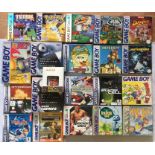 Gameboy: A collection of assorted Gameboy Colour Games, some boxed, including Gameboy Advance