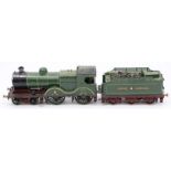 Railway: An 'O' gauge kit built, Great Central Railway, locomotive with tender, No. 111, 4-4-0
